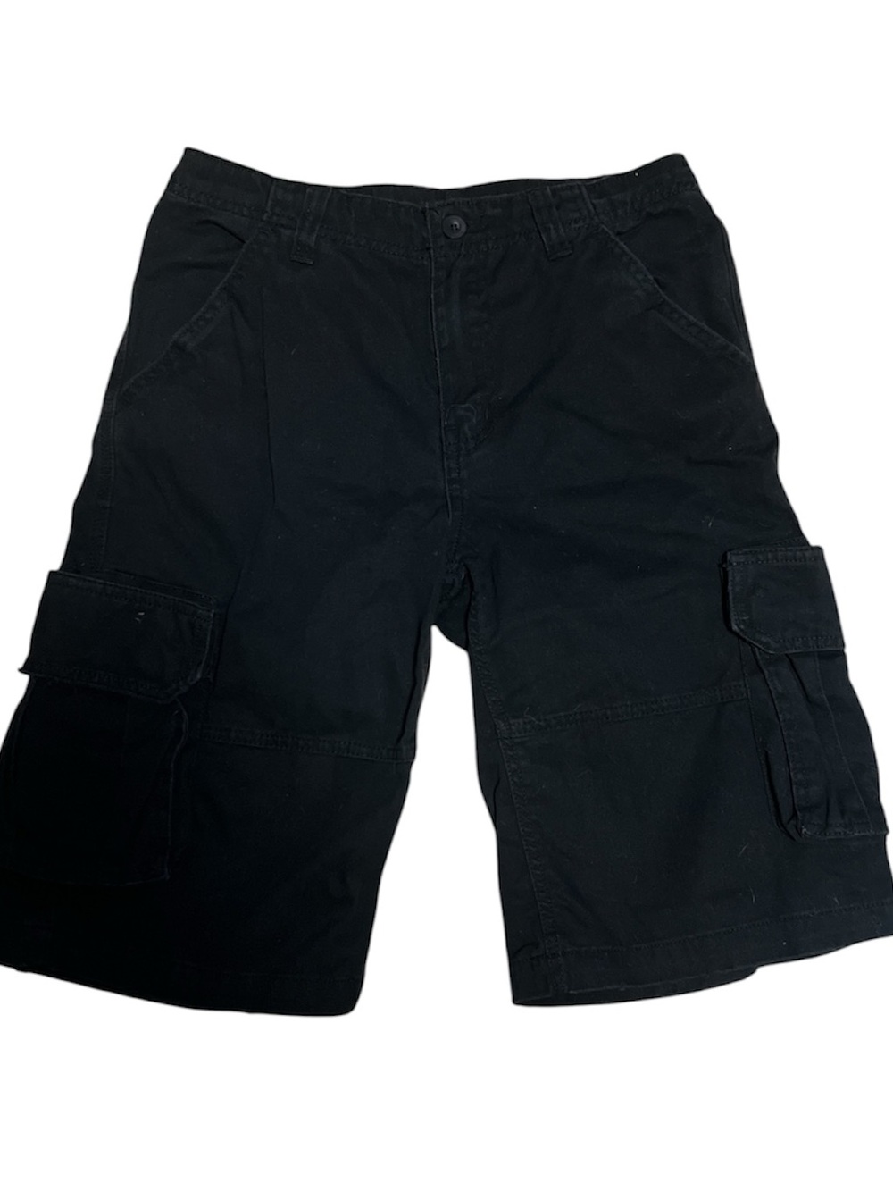 Boys Greendog cargo Jean carpenter style black shorts  sz 16